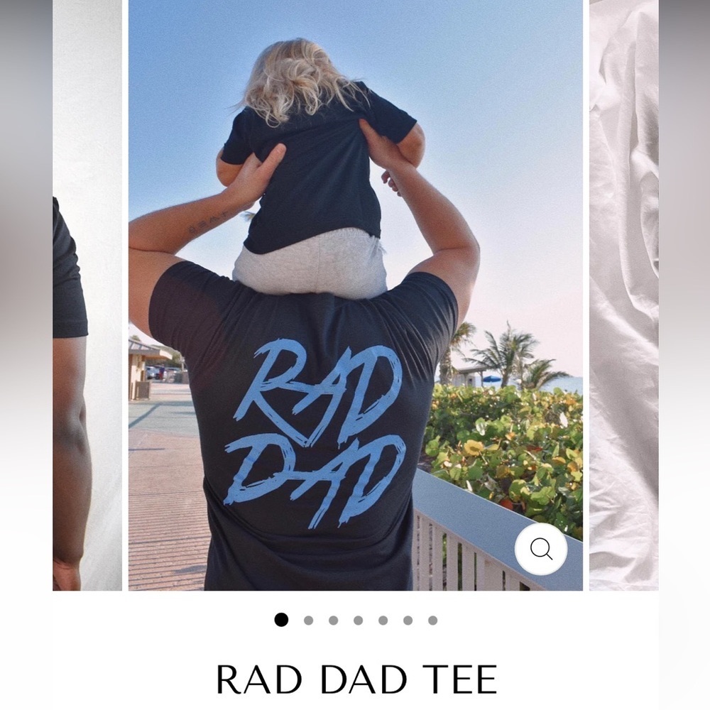 Hubs and Hers Rad Dad men’s tee